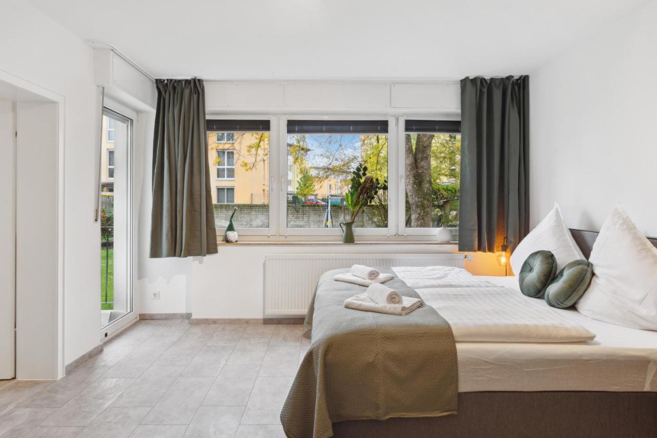 1 Zi. Wohnung, 34M², Parken, Messe Dus 뒤스부르크 외부 사진