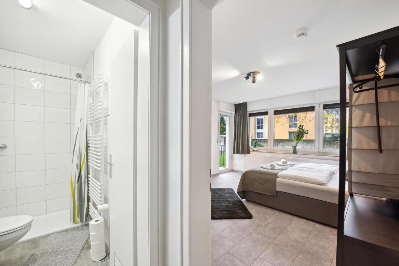 1 Zi. Wohnung, 34M², Parken, Messe Dus 뒤스부르크 외부 사진